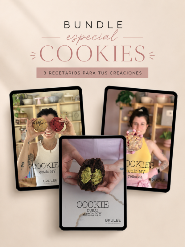 Cookies estilo NY + Cookies estilo NY Rellenas + Cookies estilo NY Dubai